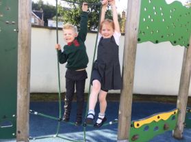 Outdoor play in Year Two