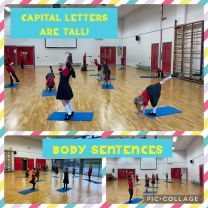 Capital letters and full stops in PE! 