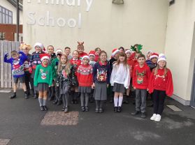 Santa Mile in P5 Mrs Barr/ Finch