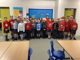 Christmas Jumper Day In Yr. 6 Rm22