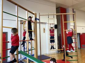 PE apparatus in Mrs Thompson’s class 