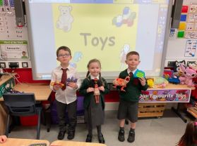 ‘Toys Topic’ in Mrs Callaghan’s Class
