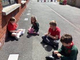Outdoor Learning in P5 Room 8