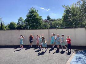 Ball and cup game in Mrs Thompson’s class 