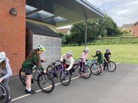 Cycling Proficiency- Mrs Thompson’s Wednesday group  🚲