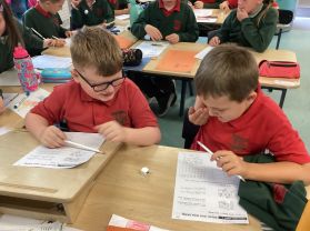Learning about probability in P5 Room 8