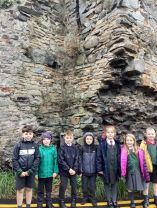 Mrs Thompson’s class on thier walk ariund 