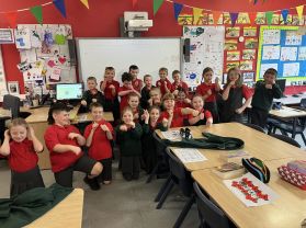 P4 Mrs Murphy anti-bullying PE session & odd socks!