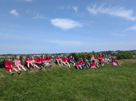 Miss Cochrane\'s class enjoying our wee town